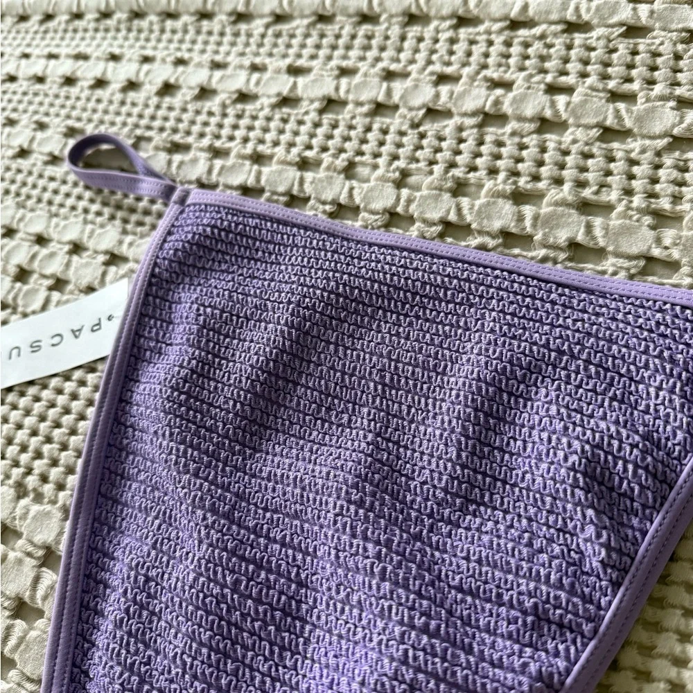 NEW PacSun Purple Textured‎ Bikini Bottom Size L
